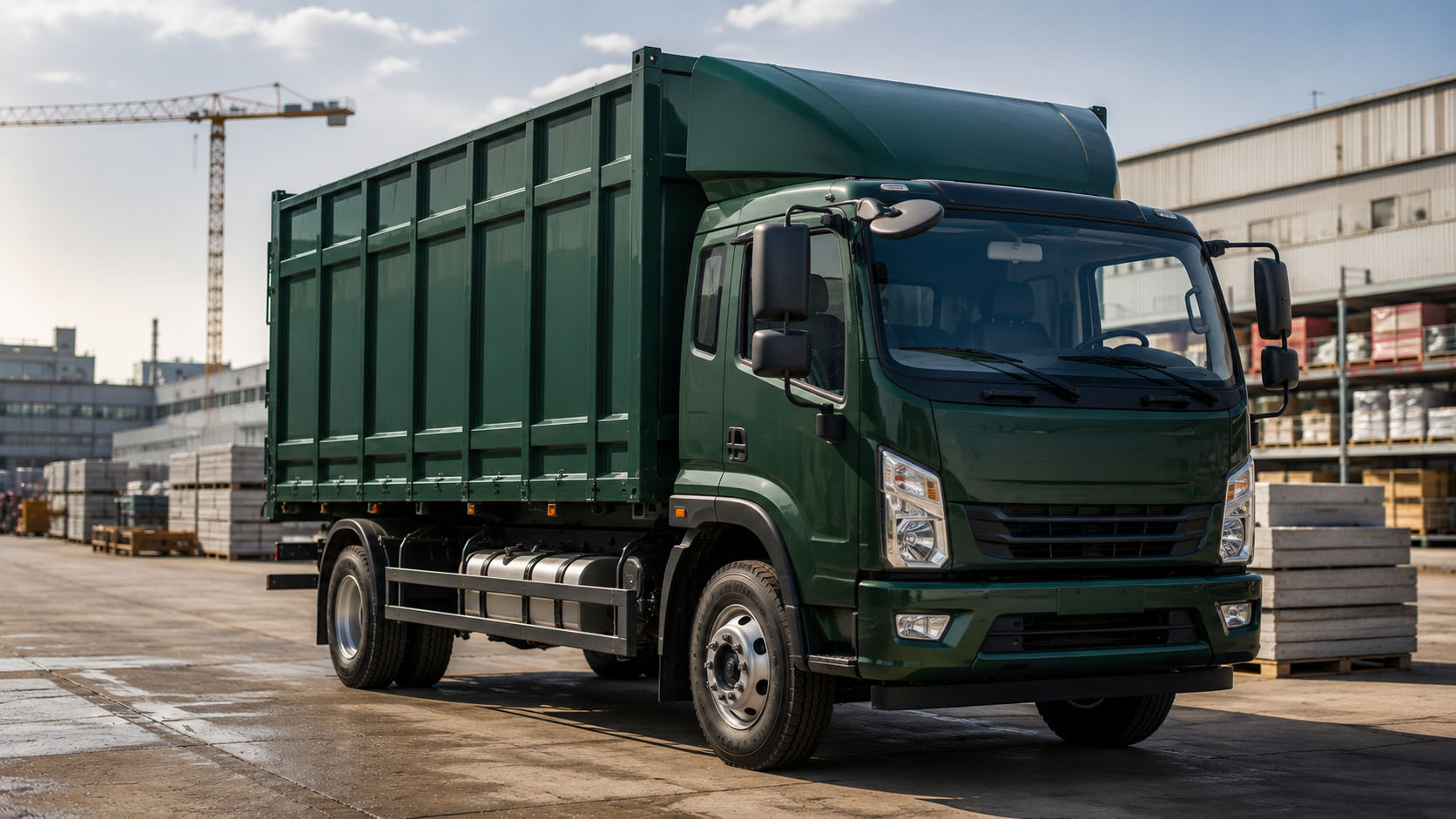 Автомобиль BAW Fenix для вывоза мусора